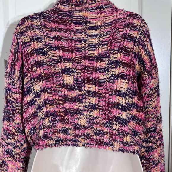 Sadie & Sage Tutti Frutti Cropped Knit Sweater, Women's Size XS - Picture 5 of 8